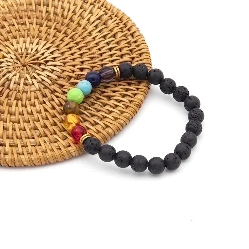 Ethnic Style Geometric Natural Stone Beaded Bracelets
