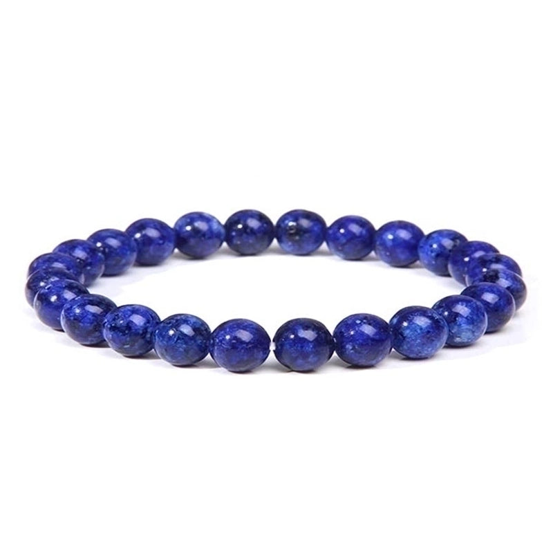 Minimalist Solid Color Natural Stone Beaded Bracelets