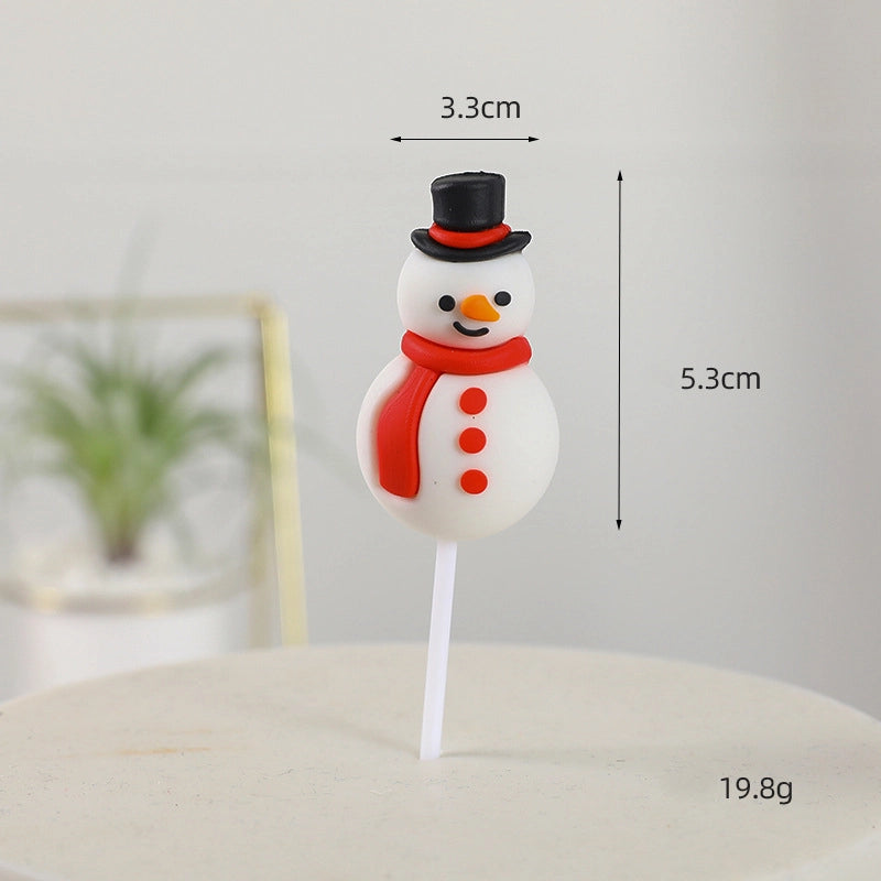 Christmas Santa Claus Soft Glue Party Cake Decorating Supplies