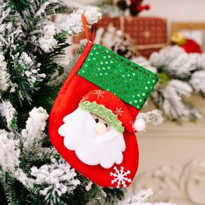 Christmas Classic Style Letter Nonwoven Holiday Christmas Socks