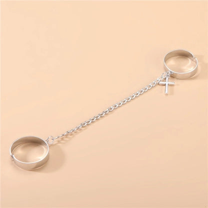 Fairy Style Modern Style Minimalist Moon Heart Shape Butterfly Alloy Copper Gold Plated Silver Plated Artificial Gemstones Artificial Diamond Open Ring In Bulk