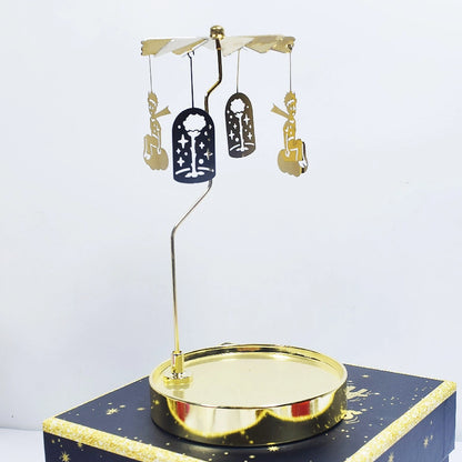 Novelty Solid Color Stainless Steel Metal Candlestick