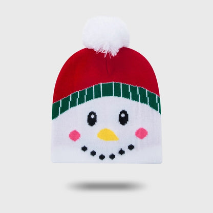 Children Unisex Cute Santa Claus Elk Wool Cap