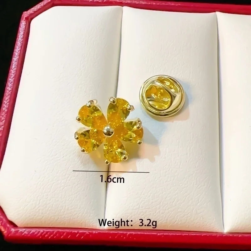 Sweet Pin Rabbit Swan Snowflake Copper Plating Women's Brooches