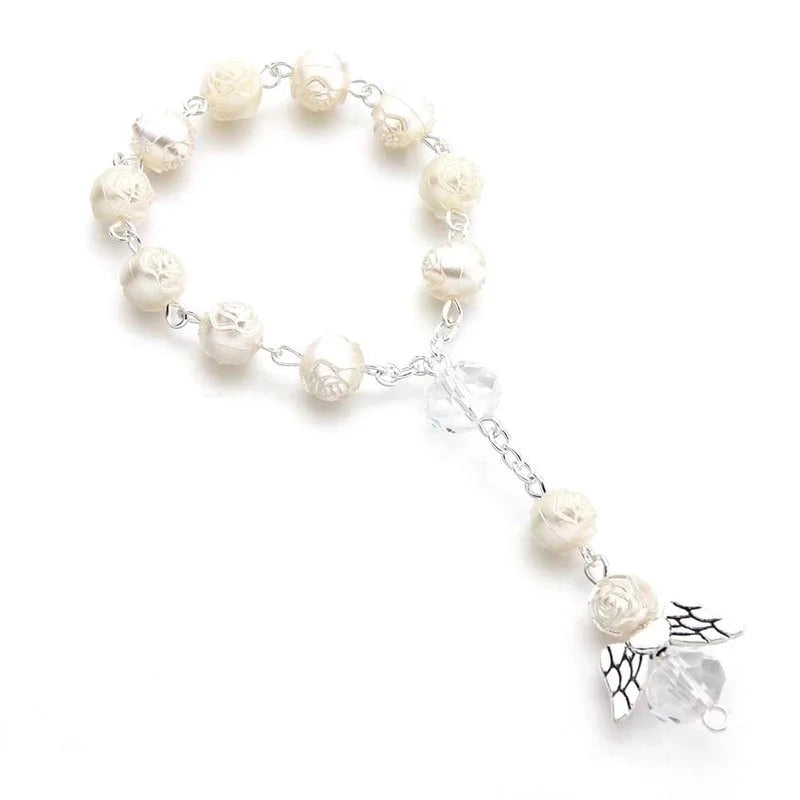 Minimalist Cross Imitation Pearl Beaded Bracelets