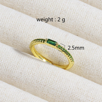 Moderate Luxury Irregular Copper Diamond Inlay Stud Earrings