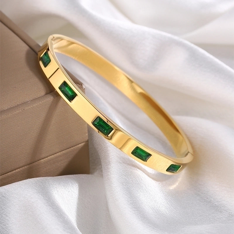 Casual Minimalist Classic Style Heart Shape 304 Stainless Steel Bangle In Bulk