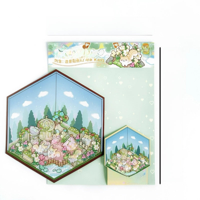 1 Set Cartoon Daily Paper Cute Stickers