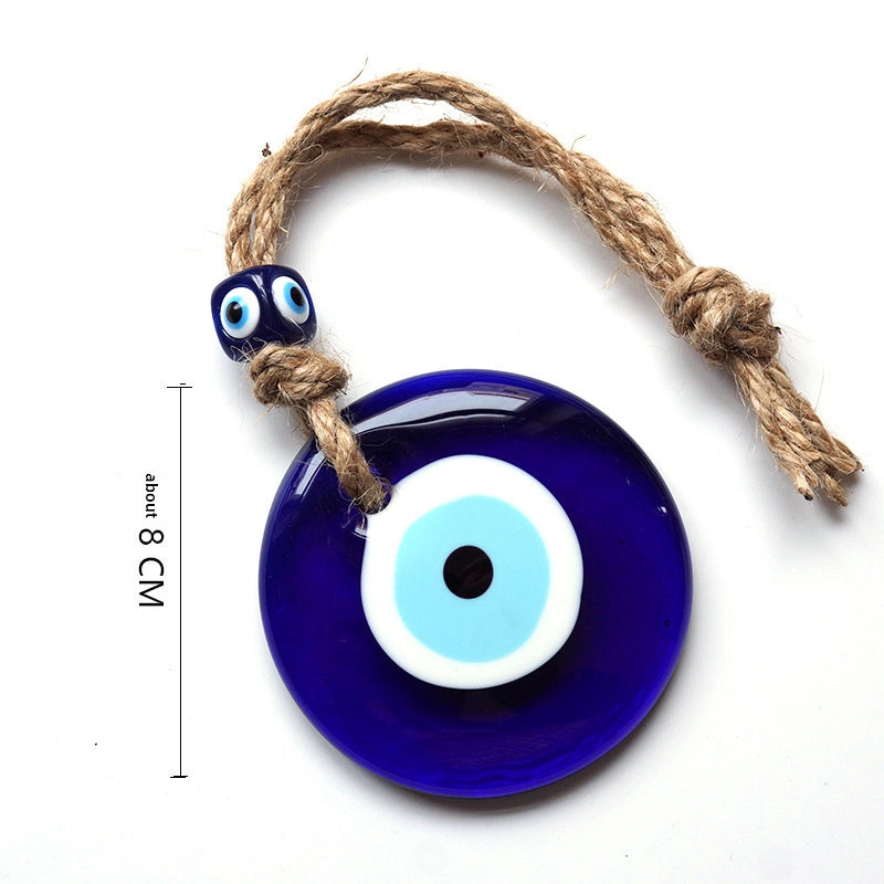 Devil's Eye Turkish Blue Eye Jewelry Glass Pendant Home Office Wall Decoration Evileyes