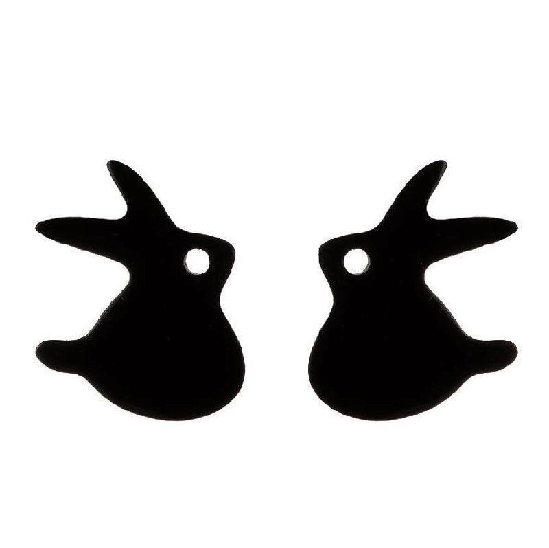 1 Pair Halloween Fashion Rabbit Bat Plating 304 Stainless Steel 18K Gold Plated Ear Studs
