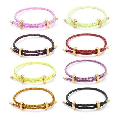 Minimalist Solid Color 304 Stainless Steel Bracelets In Bulk