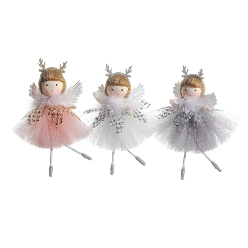 Christmas Cartoon Style Angel Polyester Fabric Holiday Banquet Hanging Ornaments Decorations Hanging Ornaments