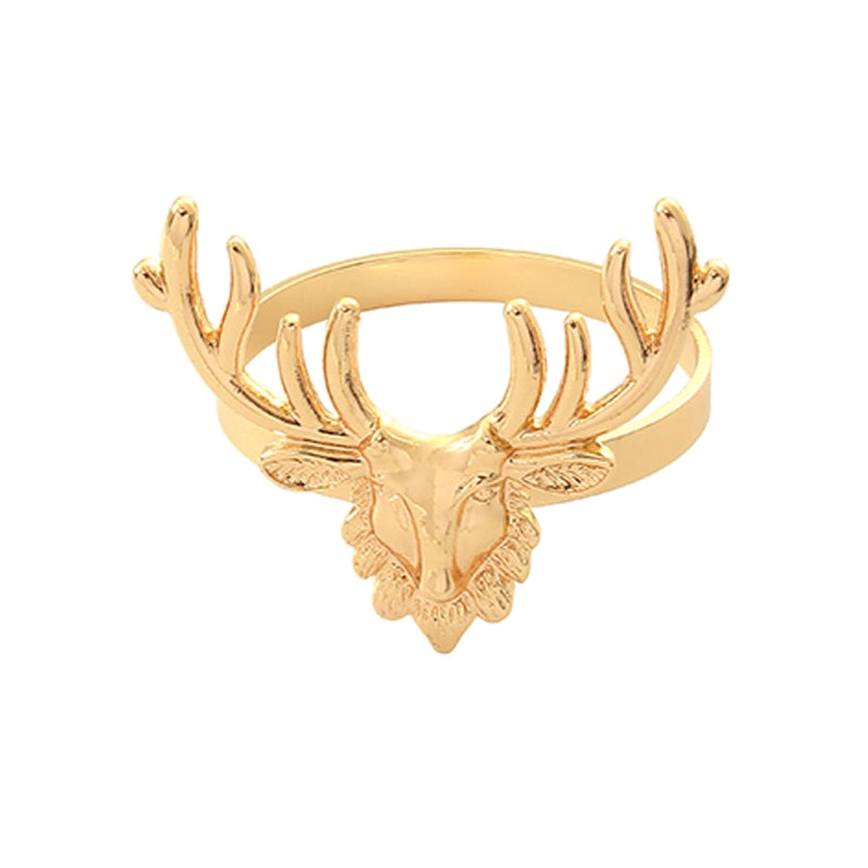 Christmas Casual Vacation Solid Color Alloy Home Daily Napkin Ring