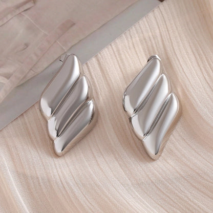 1 Pair Minimalist Commute Geometric 304 Stainless Steel 18K Gold Plated Gold Plated Ear Studs