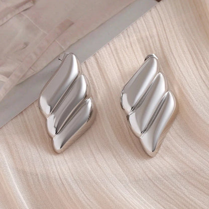 1 Pair Minimalist Commute Geometric 304 Stainless Steel 18K Gold Plated Gold Plated Ear Studs