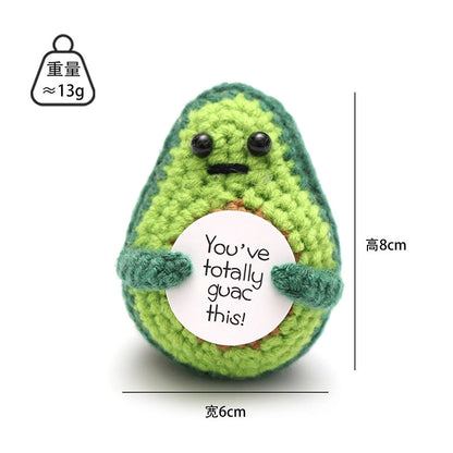 Cartoon Style Cute Animal Fruit Yarn Artificial Decorations