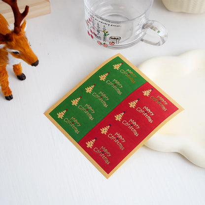 1 Piece Christmas Tree Christmas Learning Christmas Cartoon Style Cute Stickers