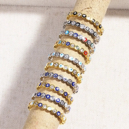 Copper Devil's Eye Rings