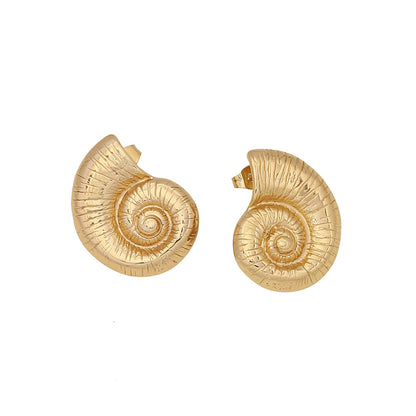 Expressive Polka Dot Chamfered Cube Geometric Stainless Steel Electroplating Stud Earrings