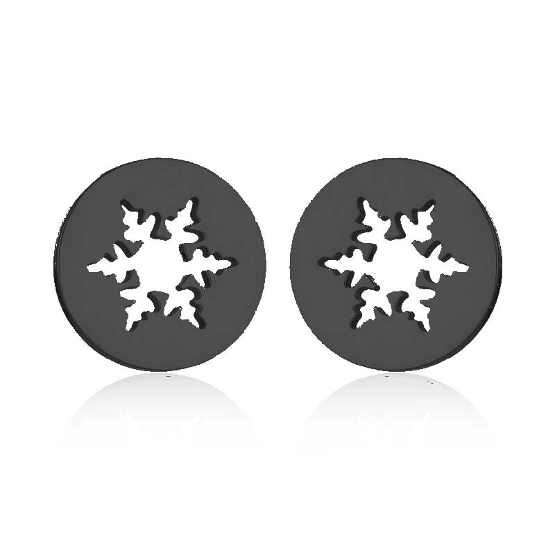 1 Pair Fashion Christmas Tree Plating 304 Stainless Steel 18K Gold Plated Ear Studs