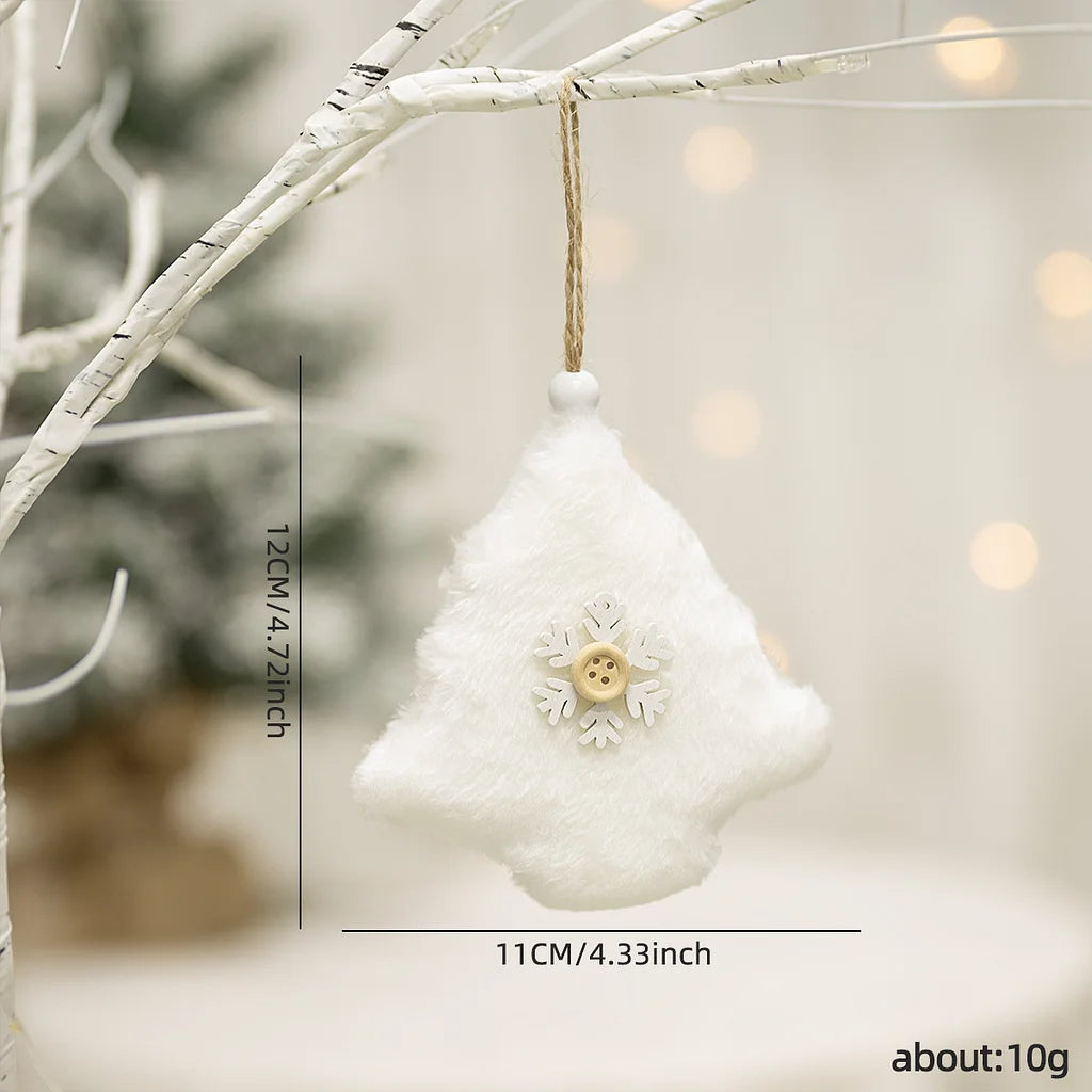 Christmas Plush Angel Pendant Cute Doll Gift Christmas Tree Ornament Ig Decoration