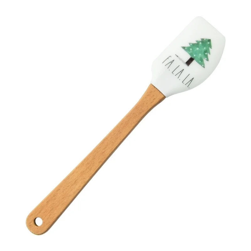 Spot Small Silicone Spatula Christmas Spatula Cream Spatula Split Butter Spatula Baking Tools