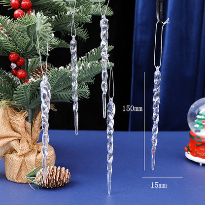 Christmas Design Christmas Tree Snowflake Reindeer Keychain Acrylic Ice Stick Pendant