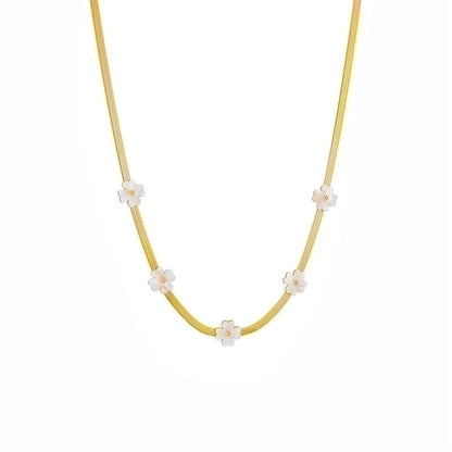 Retro Minimalist Irregular Titanium Steel Inlay Artificial Gemstones Earrings Necklace