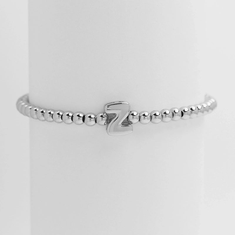 Copper Minimalist Plating Letter Bracelets