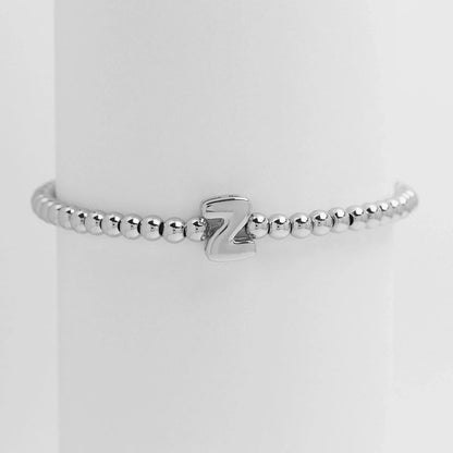 Copper Minimalist Plating Letter Bracelets