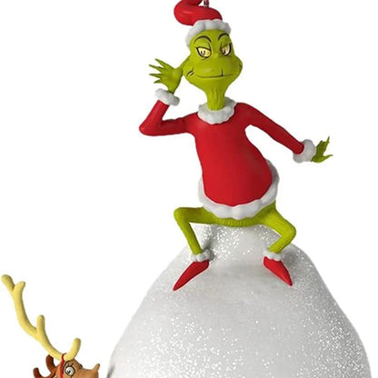 2 Pieces Christmas Small Gifts Cartoon Characters Christmas Tree Decoration Christmas Tree Ornaments Car