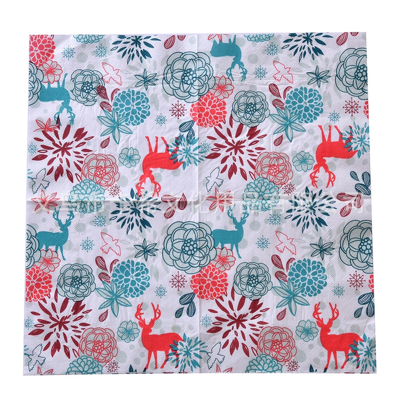 Christmas Cute Classic Animal Party Tableware Tableware