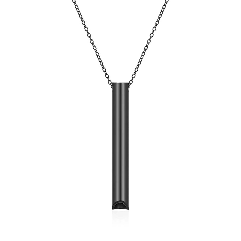 Minimalist Classic Style Solid Color 304 Stainless Steel Plating Pendant Necklace