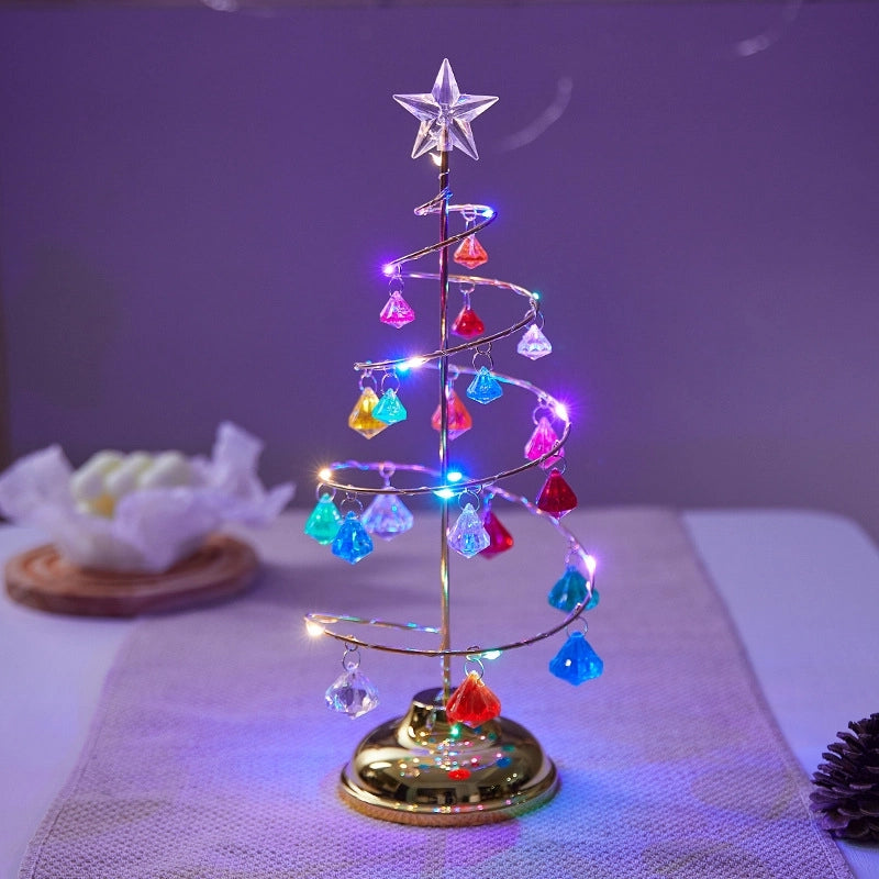 Christmas Cute Christmas Tree Star Iron Daily Festival Ornaments