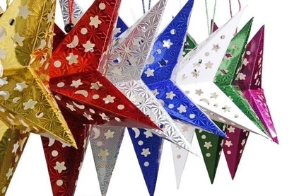 Christmas Christmas Star Party Decorative Props Decorations Hanging Ornaments