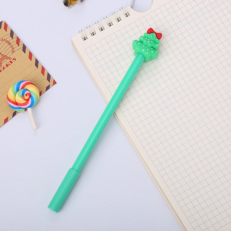 Christmas Gel Pen Creative Student Stationery Cartoon Signature Pen
