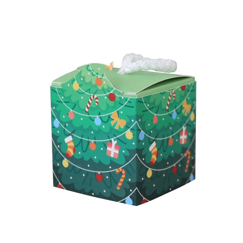 50 Pieces Christmas Cute Cartoon Party Gift Wrapping Supplies