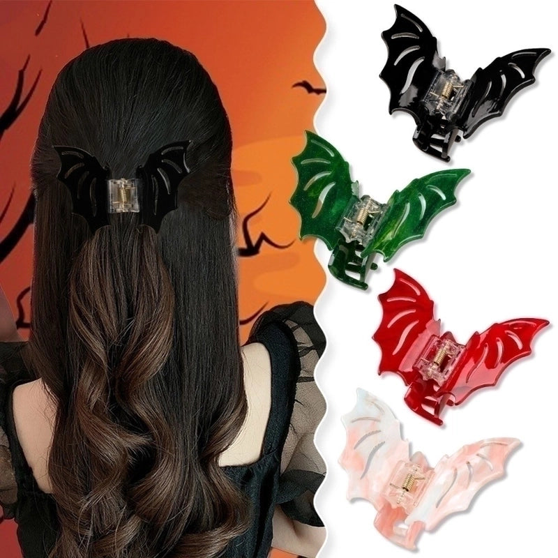 Halloween Funny Bat Plastic Hair Claws