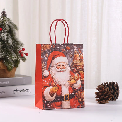 Christmas Cute Santa Claus Christmas Party Gift Wrapping Supplies Gift Bags