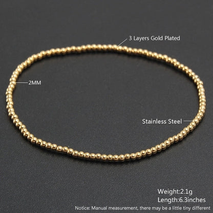 Minimalist Geometric 304 Stainless Steel Bracelets In Bulk