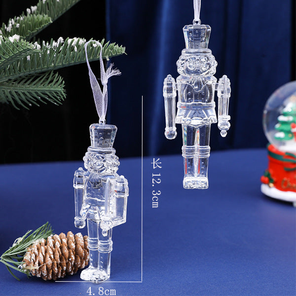 Christmas Design Christmas Tree Snowflake Reindeer Keychain Acrylic Ice Stick Pendant