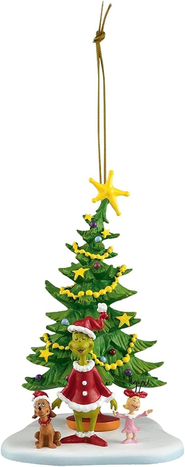 2 Pieces Christmas Small Gifts Cartoon Characters Christmas Tree Decoration Christmas Tree Ornaments Car