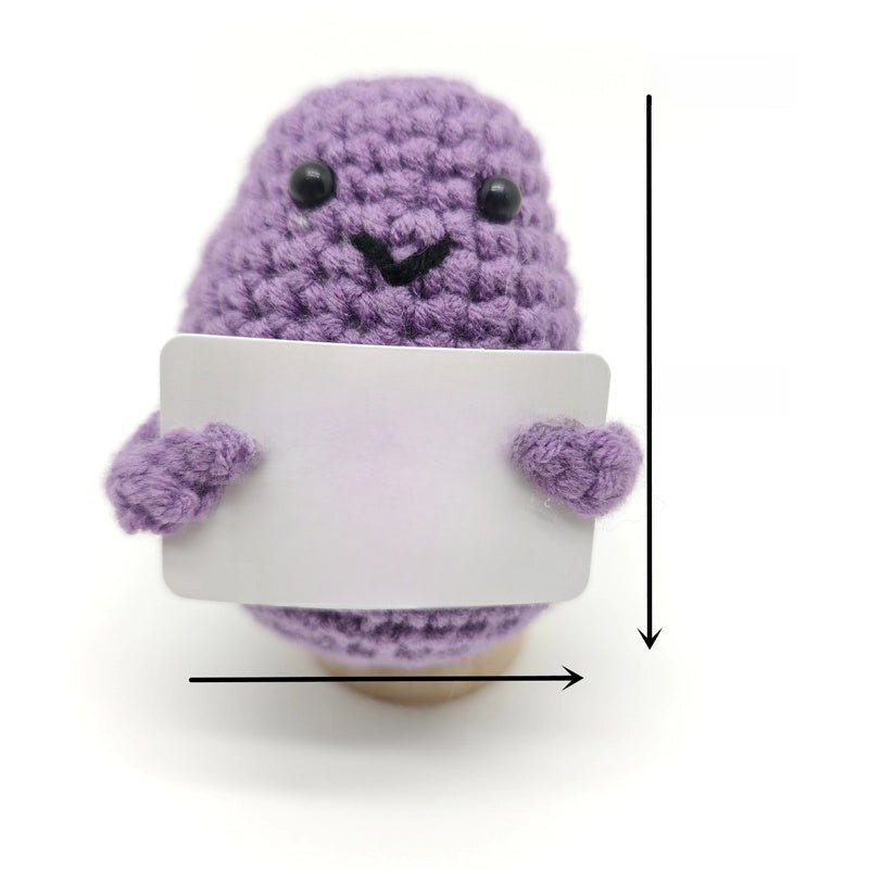 Cute Animal Fruit Vegetable Yarn Ornaments Artificial Decorations