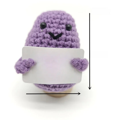 Cute Animal Fruit Vegetable Yarn Ornaments Artificial Decorations