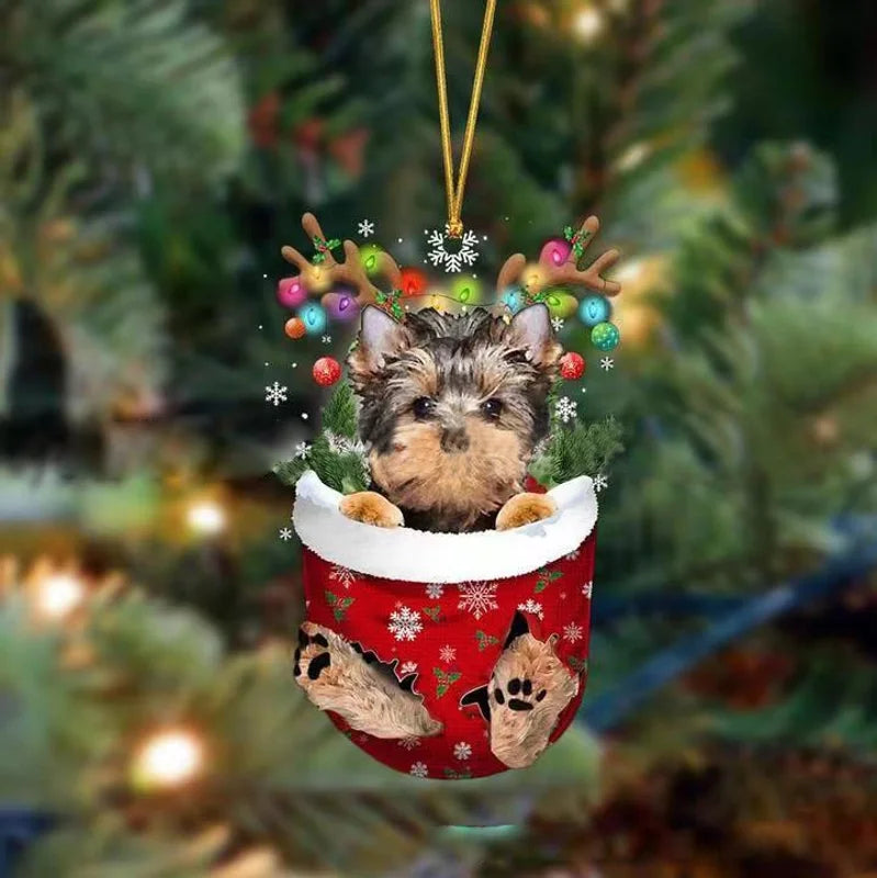 Christmas Modern Style Classic Style Dog Arylic Party Festival Hanging Ornaments