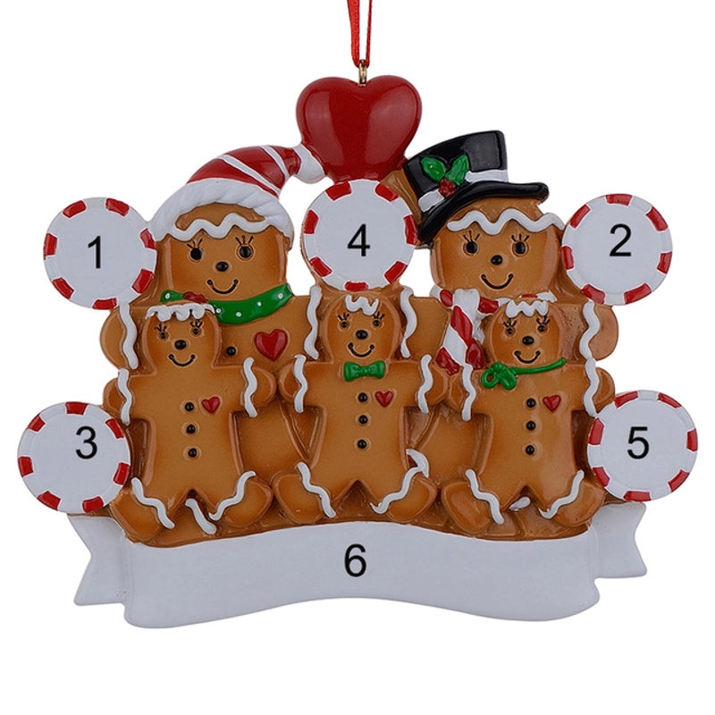 Christmas Cartoon Style Bear Snowman Resin Indoor Party Festival Hanging Ornaments