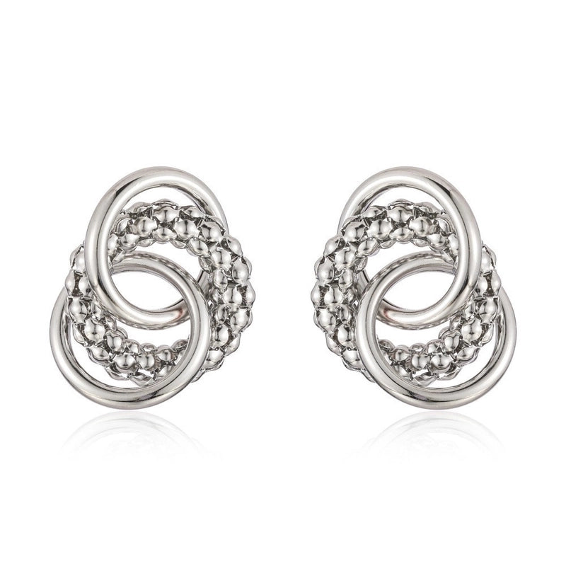 Personality Exaggerated Earrings Women\'s Heavy Metal High-end Ear Studs Large Circle French Retro Design Earrings