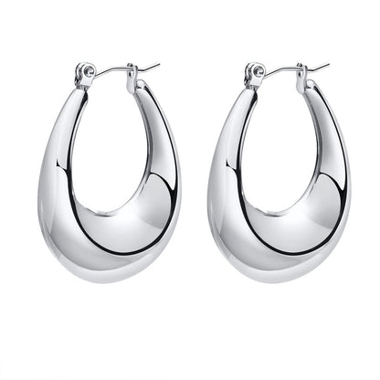 201 Stainless Steel Stainless Steel Earrings