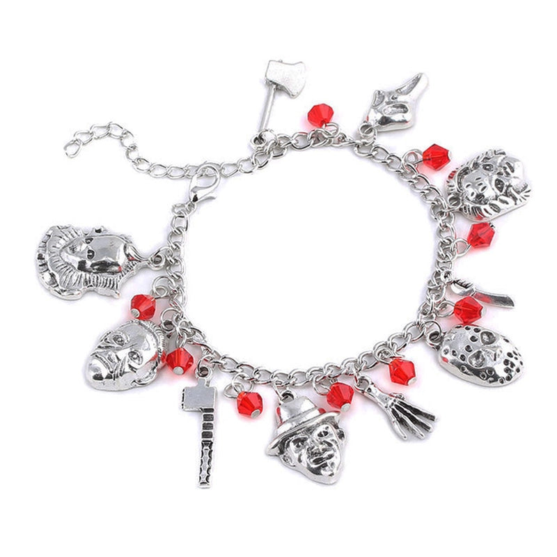 Halloween Horror Charm Bracelet Jason Mask Annabel Horror Role-playing Bracelet Film And Television Peripheral
