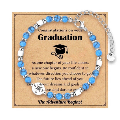 Minimalist Classic Style Round 304 Stainless Steel Natural Stone Bracelets In Bulk